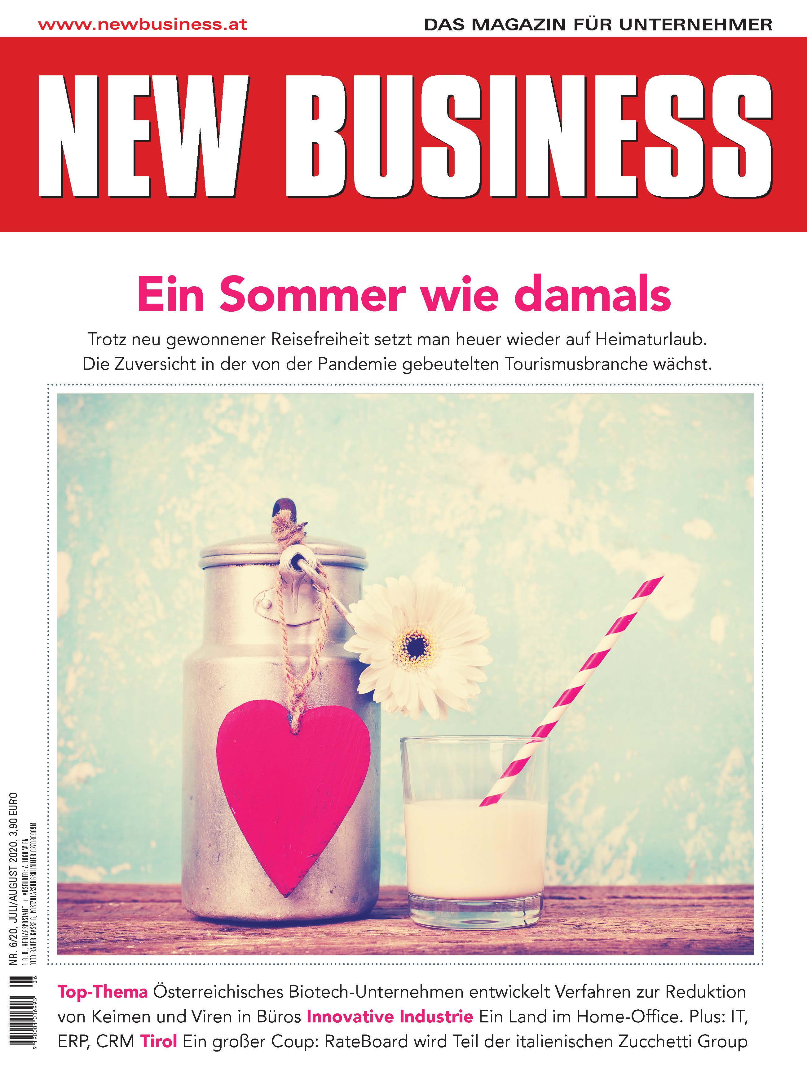 Cover: NEW BUSINESS - NR. 6, JULI/AUGUST 2020